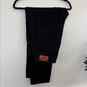 Sezane Brut Sexy straight black jeans - Size 34